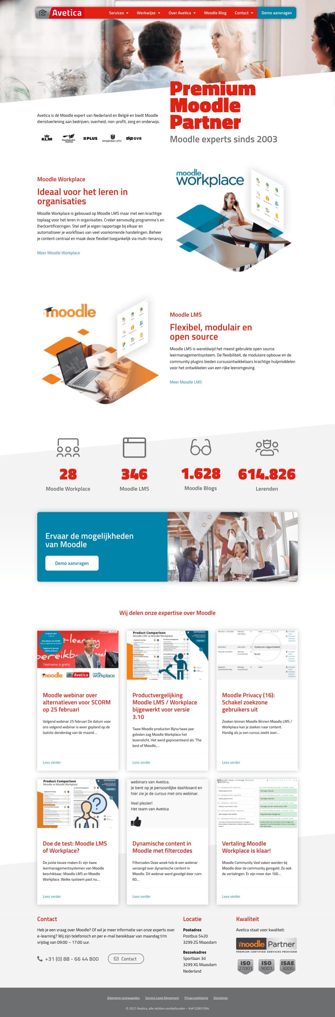 Website laten maken zoals Avetica door Aadwork uit BINK36 Den Haag