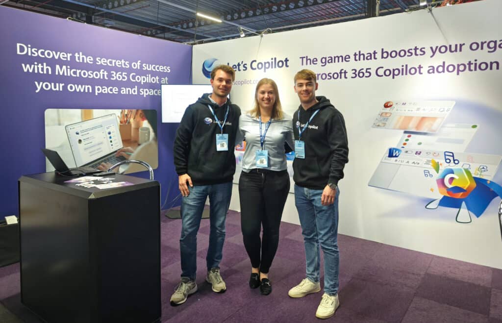 Microsoft 365 Copilot promotie op evenement