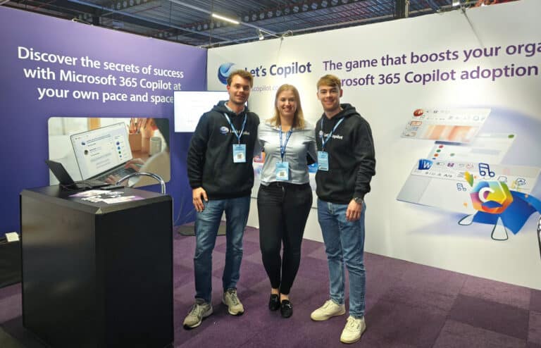 Microsoft 365 Copilot promotie op evenement