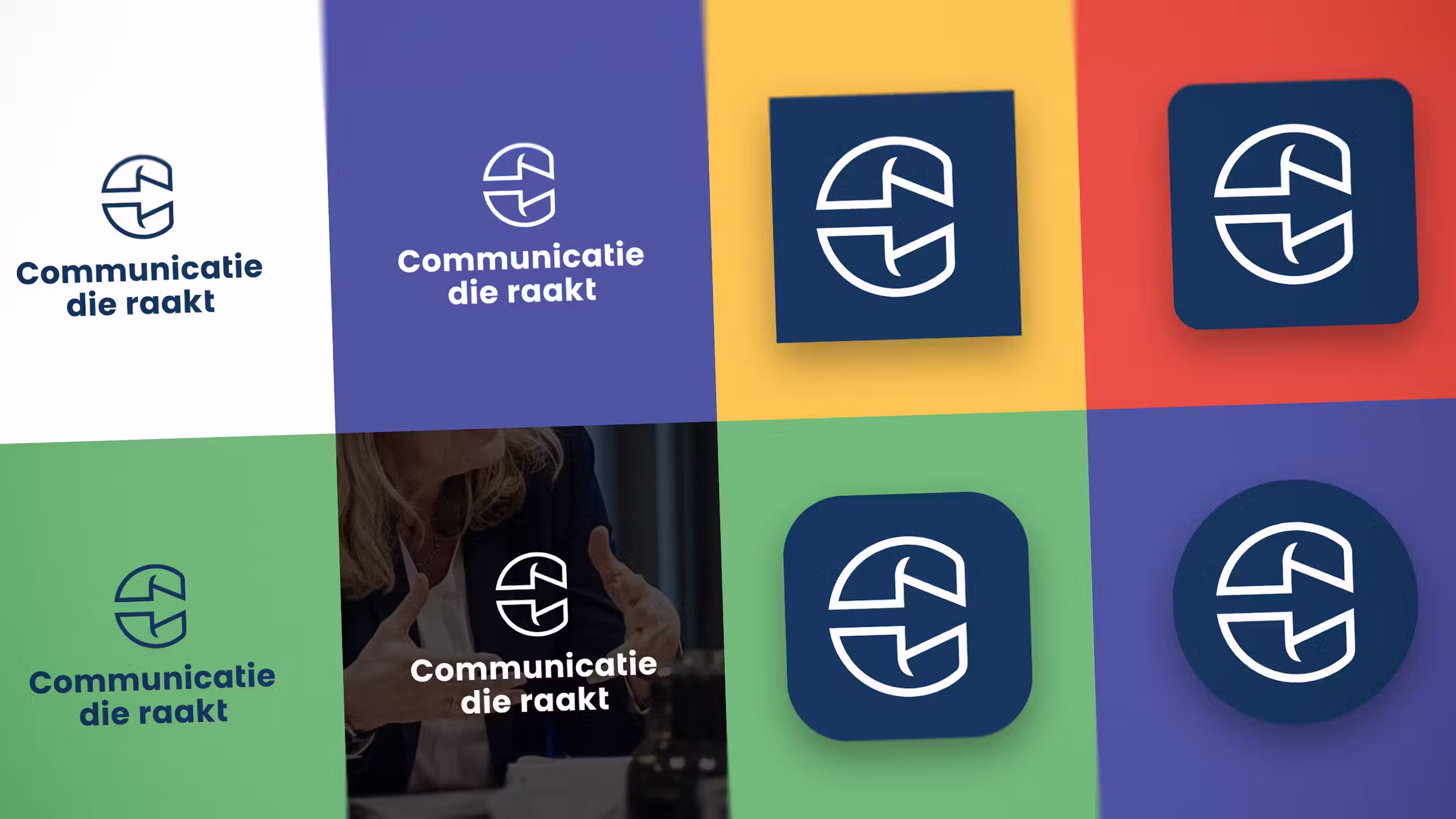 logo varianten communicatie die raakt